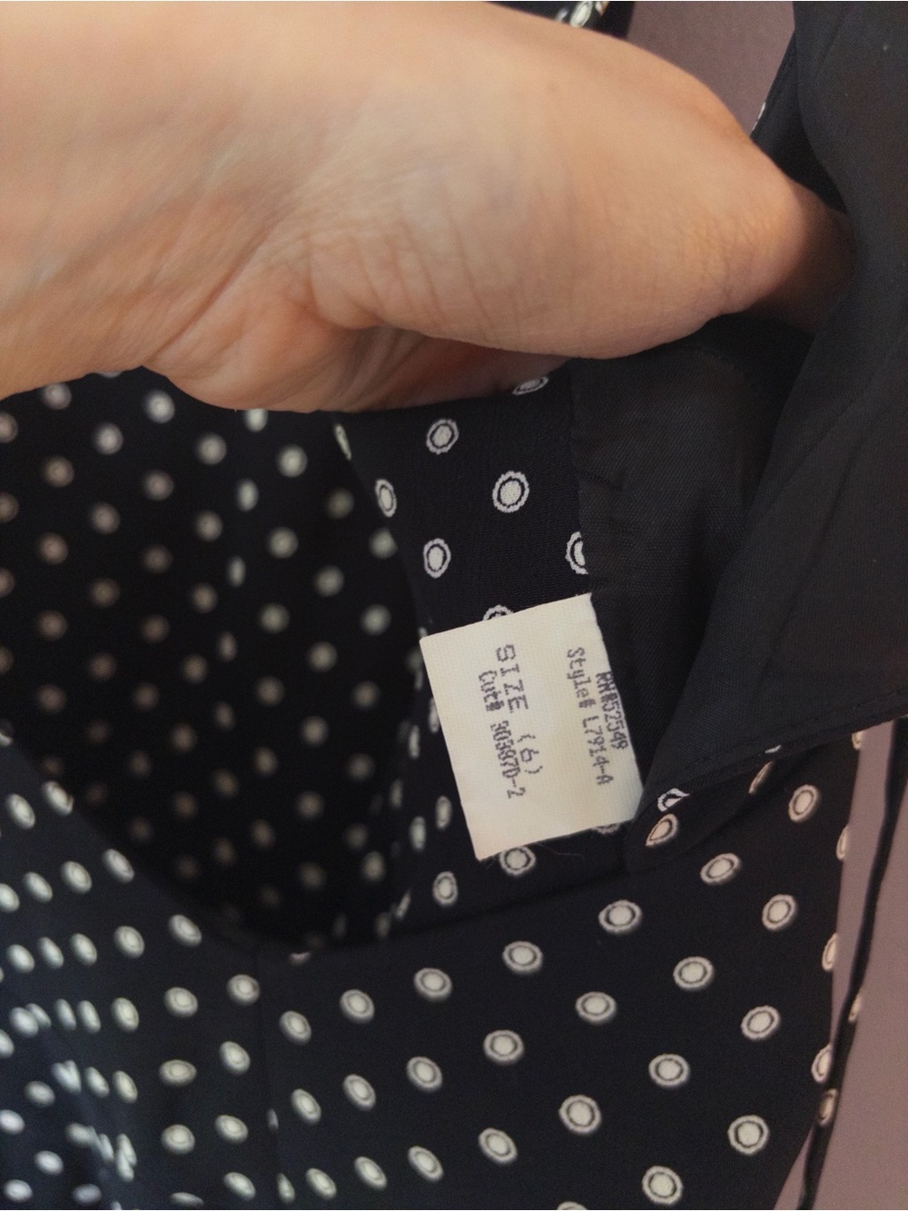 90s Polka Dot Mini Dress - Picture 4 of 5